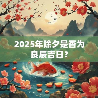 2025年除夕是否为良辰吉日？