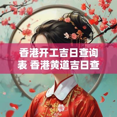 香港开工吉日查询表 香港黄道吉日查询