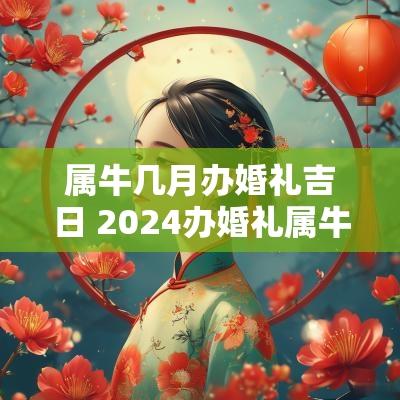 属牛几月办婚礼吉日 2025办婚礼属牛的几月