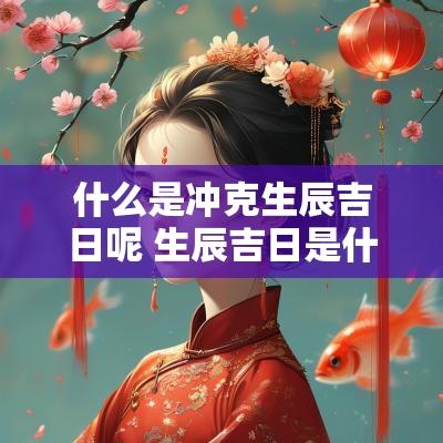 什么是冲克生辰吉日呢 生辰吉日是什么意思
