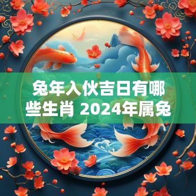 蛇年入伙吉日有哪些生肖 2025年属兔最吉利入宅是哪天