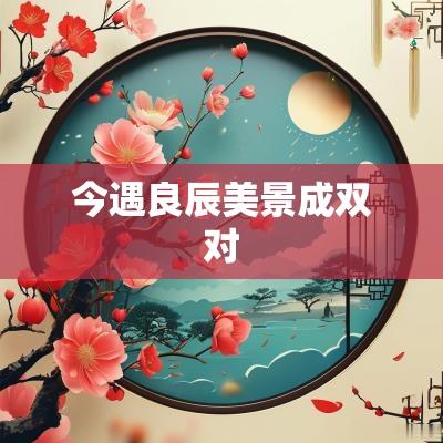 今遇良辰美景成双对