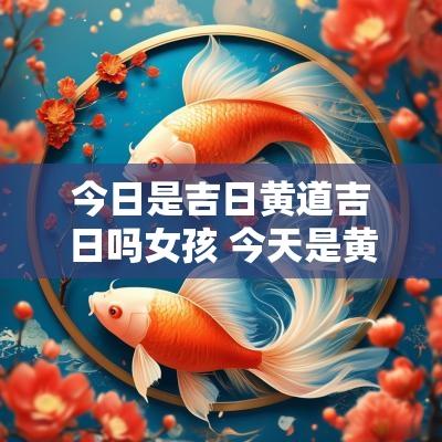 今日是吉日黄道吉日吗女孩 今天是黄道吉日吗宜干啥