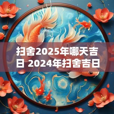 扫舍2025年哪天吉日 2025年扫舍吉日1月