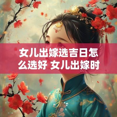 女儿出嫁选吉日怎么选好 女儿出嫁时间的选择