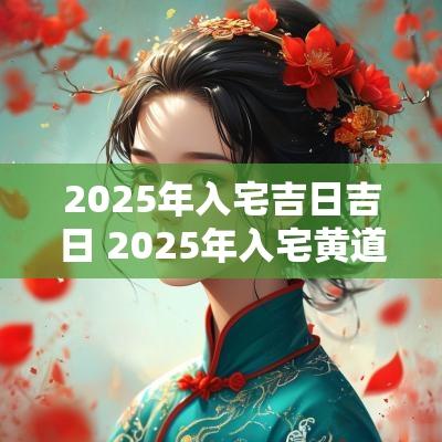 2025年入宅吉日吉日 2025年入宅黄道吉日
