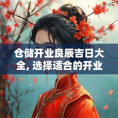 仓储开业良辰吉日大全, 选择适合的开业时机