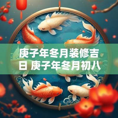 庚子年冬月装修吉日 庚子年冬月初八户