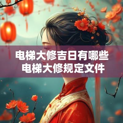 电梯大修吉日有哪些 电梯大修规定文件有哪些