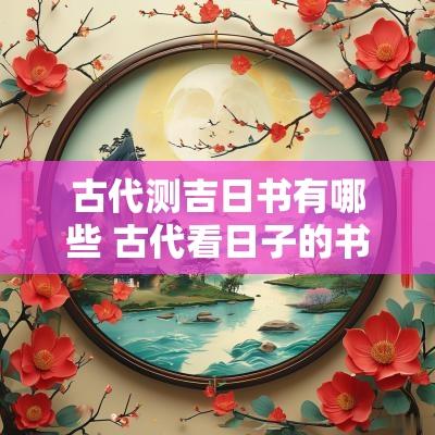 古代测吉日书有哪些 古代看日子的书