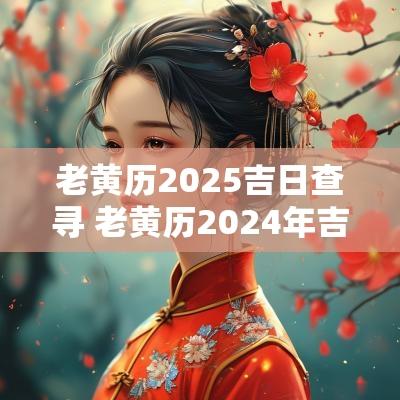 老黄历2025吉日查寻 老黄历2025年吉日查询