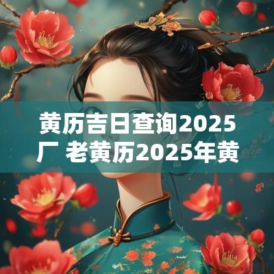 黄历吉日查询2025厂 老黄历2025年黄道吉日