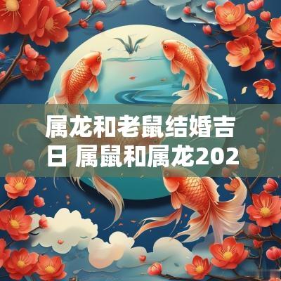 属龙和老鼠结婚吉日 属鼠和属龙2025年结婚吉日
