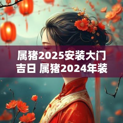 属猪2025安装大门吉日 属猪2025年装修开工