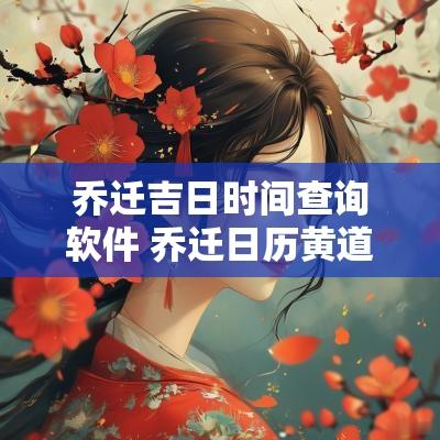 乔迁吉日时间查询软件 乔迁日历黄道吉日查询2025