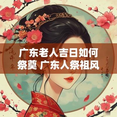 广东老人吉日如何祭奠 广东人祭祖风俗
