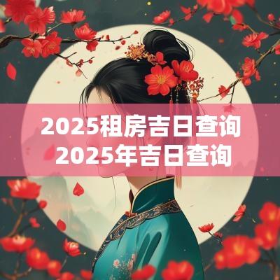 2025租房吉日查询 2025年吉日查询