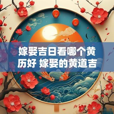嫁娶吉日看哪个黄历好 嫁娶的黄道吉日