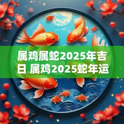 属鸡属蛇2025年吉日 属鸡2025蛇年运势