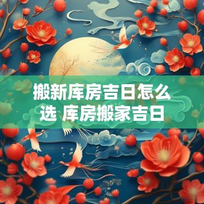 搬新库房吉日怎么选 库房搬家吉日