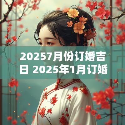 20257月份订婚吉日 2025年1月订婚黄道吉日