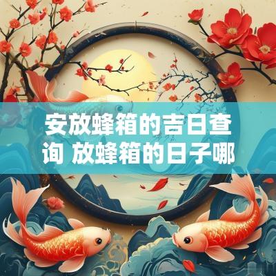 安放蜂箱的吉日查询 放蜂箱的日子哪天最好