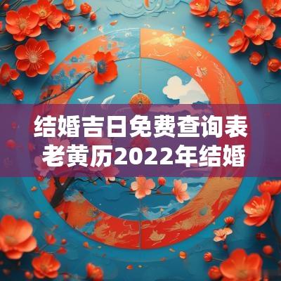 结婚吉日免费查询表 老黄历2025年结婚吉日查询一览表