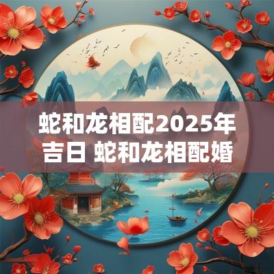 蛇和龙相配2025年吉日 蛇和龙相配婚姻如何