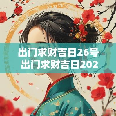 出门求财吉日26号 出门求财吉日2025年