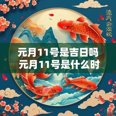 元月11号是吉日吗 元月11号是什么时候