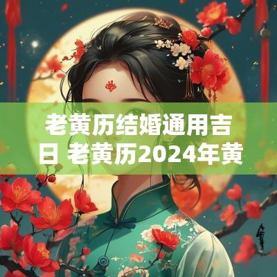 老黄历结婚通用吉日 老黄历2025年黄道吉日适合结婚的