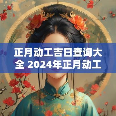 正月动工吉日查询大全 2025年正月动工吉日有哪几天