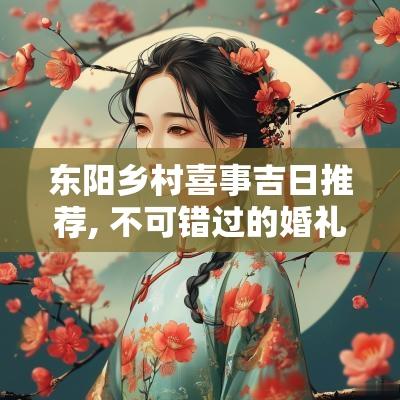 东阳乡村喜事吉日推荐, 不可错过的婚礼良辰