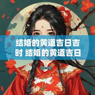 结婚的黄道吉日吉时 结婚的黄道吉日查询2025