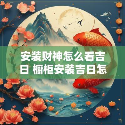 安装财神怎么看吉日 橱柜安装吉日怎么看
