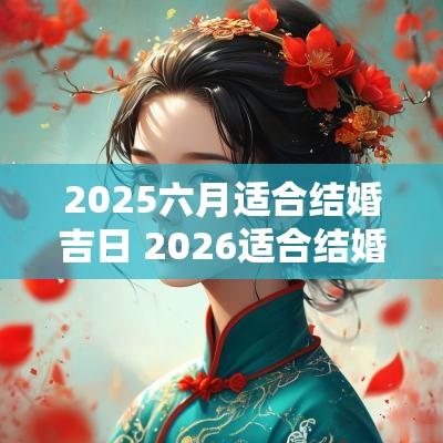 2025六月适合结婚吉日 2026适合结婚的日子