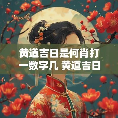 黄道吉日是何肖打一数字几 黄道吉日打正确生肖