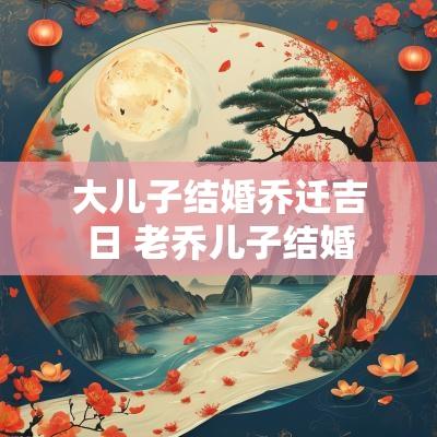 大儿子结婚乔迁吉日 老乔儿子结婚