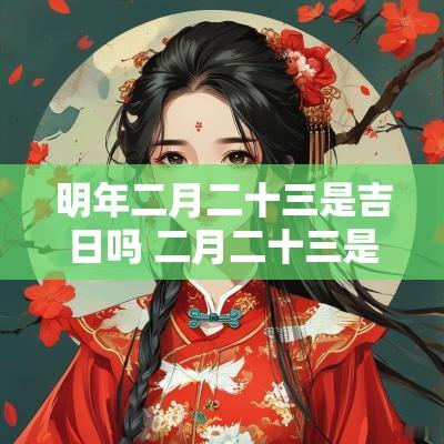 明年二月二十三是吉日吗 二月二十三是什么日子