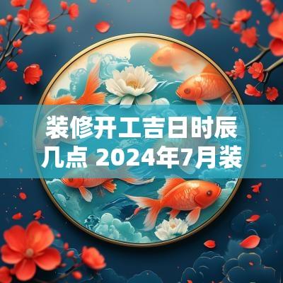 装修开工吉日时辰几点 2025年7月装修开工吉日最佳时辰