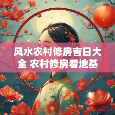 风水农村修房吉日大全 农村修房看地基风水