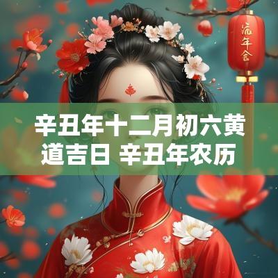 辛丑年十二月初六黄道吉日 辛丑年农历十二月黄道吉日