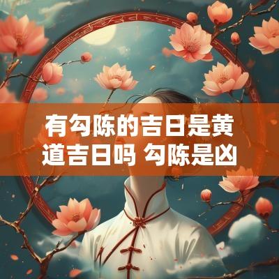 有勾陈的吉日是黄道吉日吗 勾陈是凶日还是吉日呢