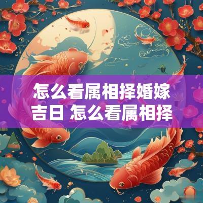 怎么看属相择婚嫁吉日 怎么看属相择婚嫁吉日和时间
