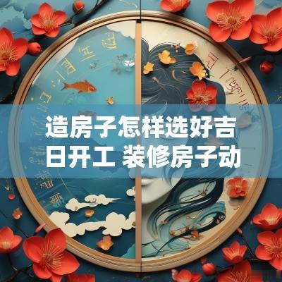 造房子怎样选好吉日开工 装修房子动工怎么选日子