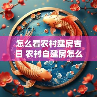 怎么看农村建房吉日 农村自建房怎么看