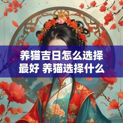 养猫吉日怎么选择最好 养猫选择什么品种比较好