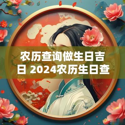 农历查询做生日吉日 2025农历生日查询