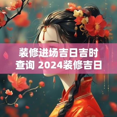 装修进场吉日吉时查询 2025装修吉日吉时查询