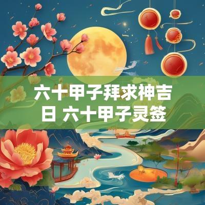 六十甲子拜求神吉日 六十甲子灵签